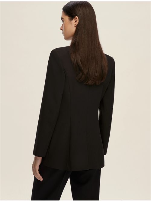 Blazer monopetto con scollo in raso EMME MARELLA | SONNI392/008